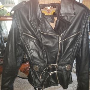 Harley Davidson 100th Anniv leather coat